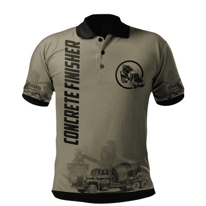 Legend Concrete Finisher 3D printed shirts