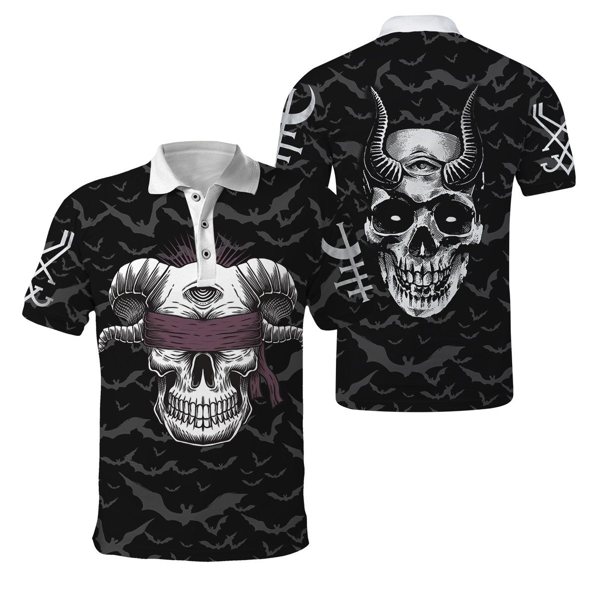 Skull Satanic Hoodie For Men And Women TNA04012101