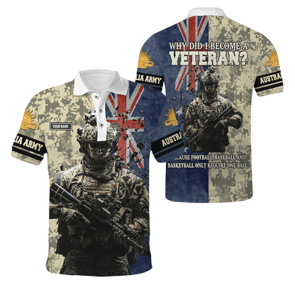 Personalized Name - The Australian Army 3D All Over Printed Shirts DQB16032104