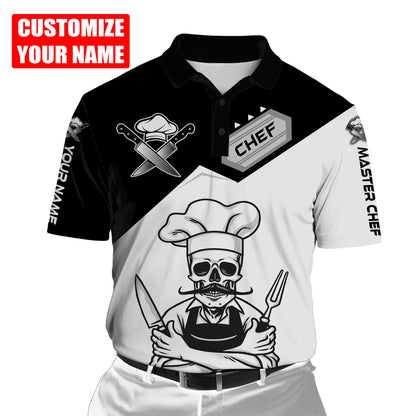 Custom Name Master Chef 3D All Over Printed Unisex Shirts