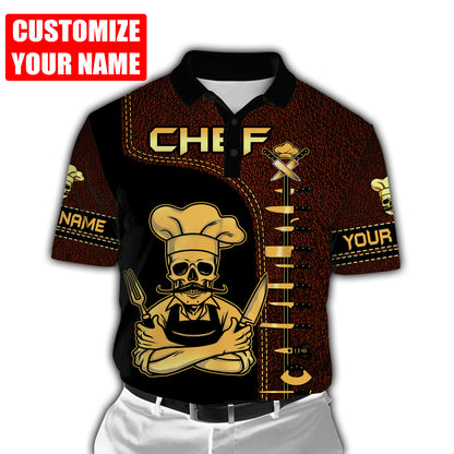 Custom Name Master Chef 3D All Over Printed Unisex Shirts