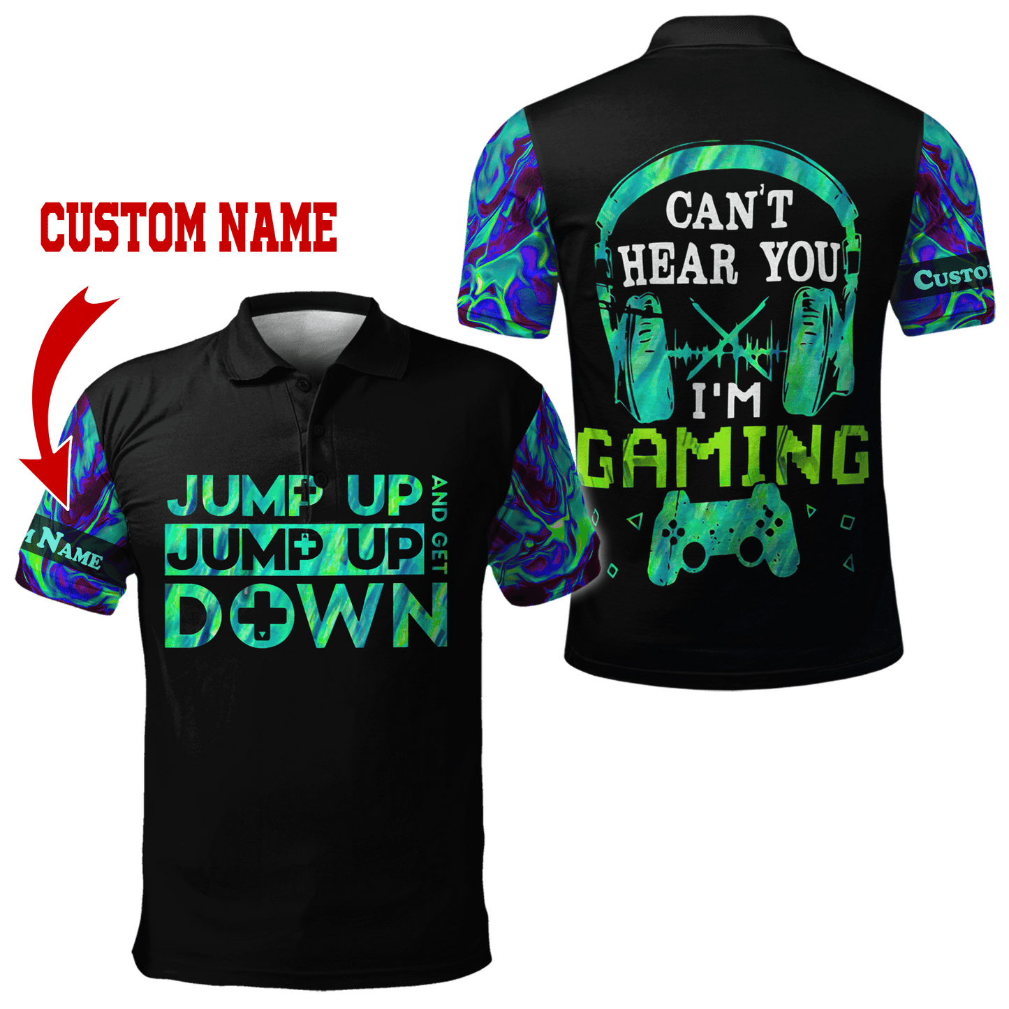 Can't Hear You I'm Gaming  Personalized Name Pi29042102