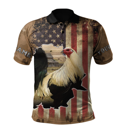 Personalized Rooster 3D Printed Unisex Shirts DA20052101