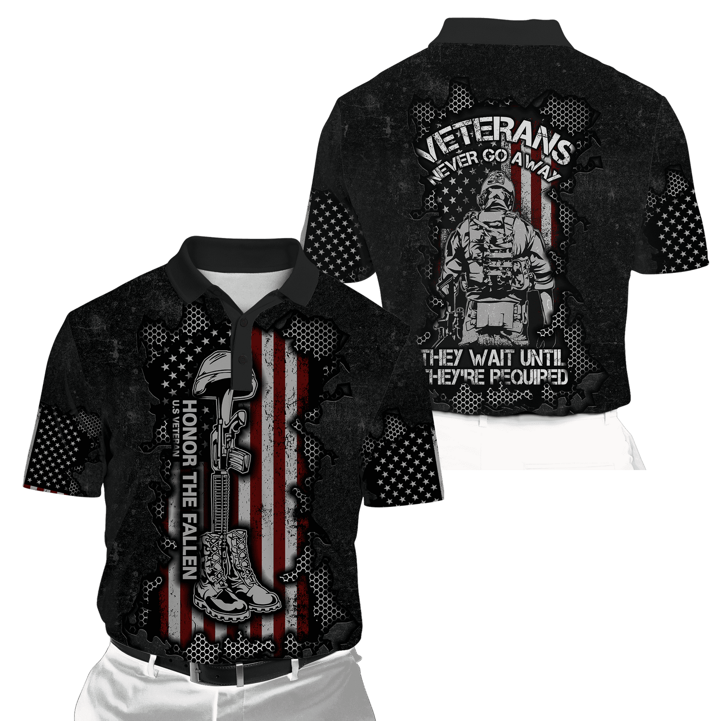 US Veteran never go away 3d printed shirts Proud Military DD20052101