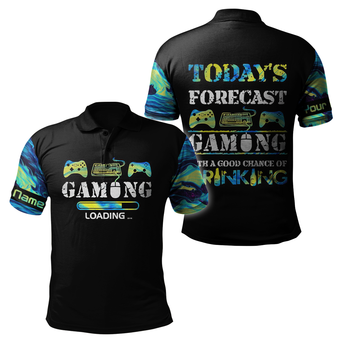 Today's Forecast Gaming Personalized Name SN29042104