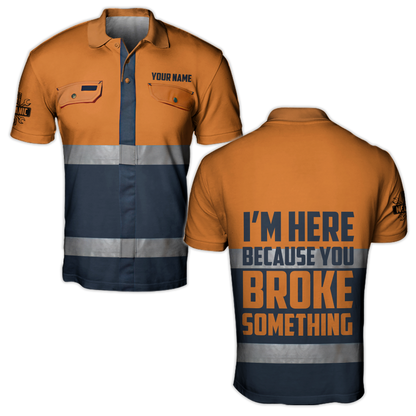 Personalized Mechanic Safety 3D All Over Printed Hoodie For Men and Women Pi112054