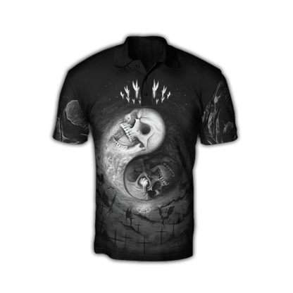 Yin Yang Skull Hoodie For Men And Women MH25012102