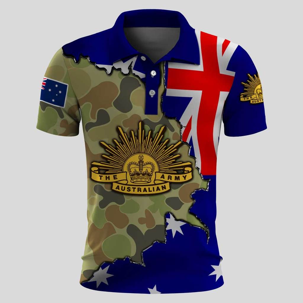 Premium Anzac Day Australian Army Camo 3D Printed Unisex Shirts TN