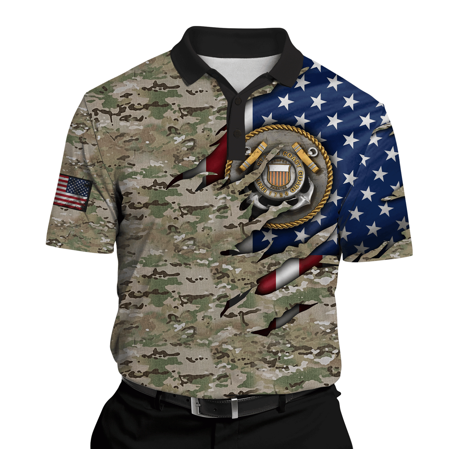 United States Coast Guard 3D All Over Printed Unisex Shirts