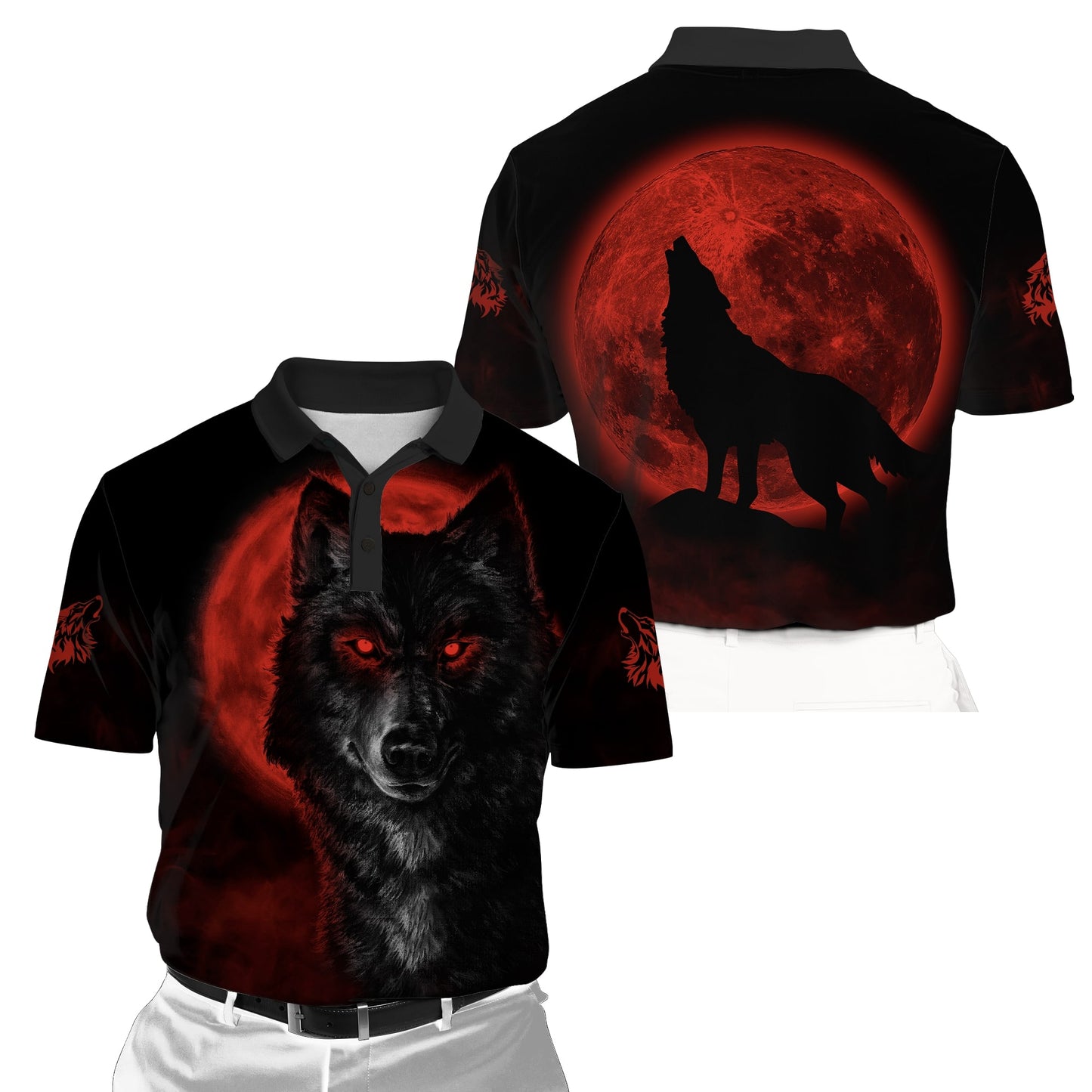 Wolf 3D All Over Printed Unisex Shirts