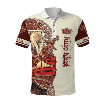 June King Lion 3D All Over Printed Unisex Shirts