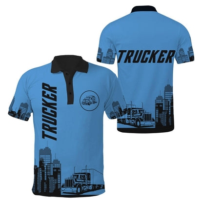 Trucker 3D All Over Printed Shirts For Men and Women