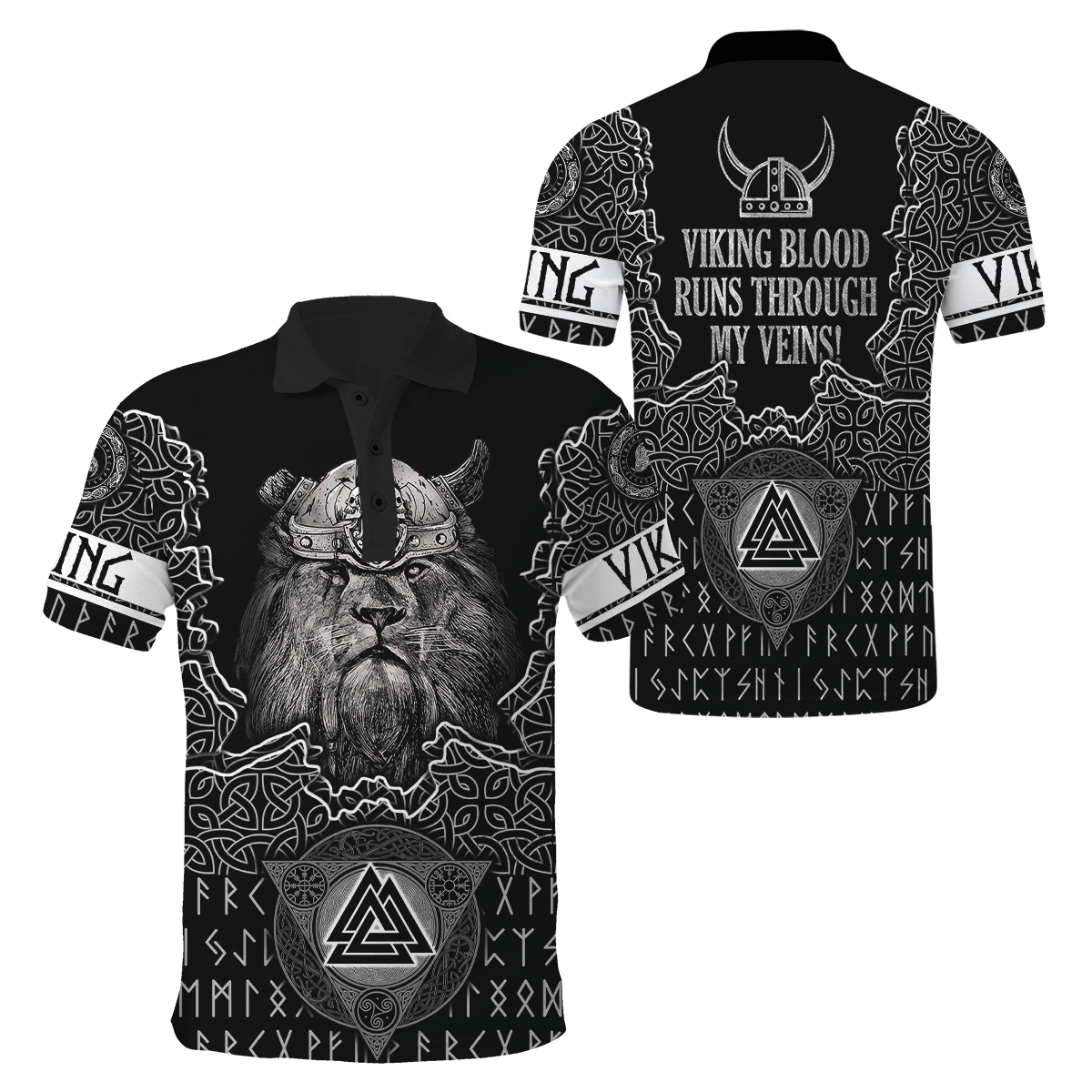 Lion Viking 3D All Over Printed Unisex Shirt
