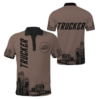 Trucker 3D All Over Printed Shirts For Men and Women