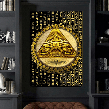 Ancient Egypt Poster Vertical 3D Printed