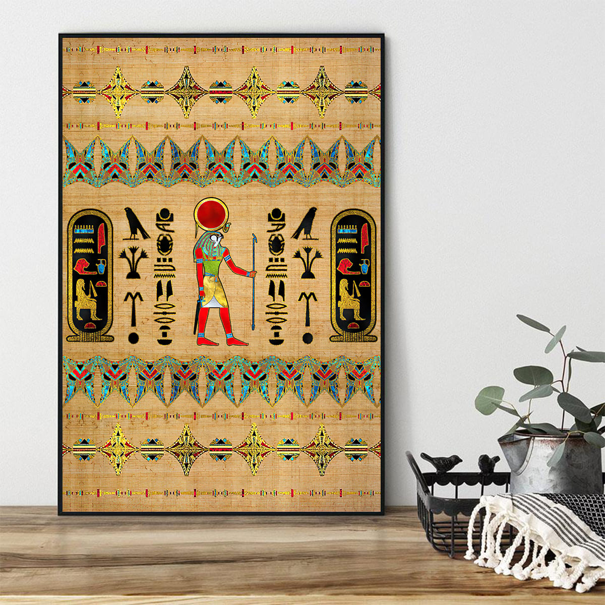 Ancient Egypt Poster Vertical 3D Printed