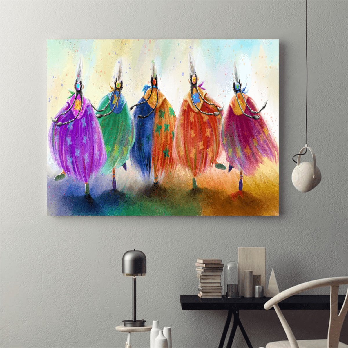Native American Horizontal Canvas - Wall Art Poster VP07012201ND