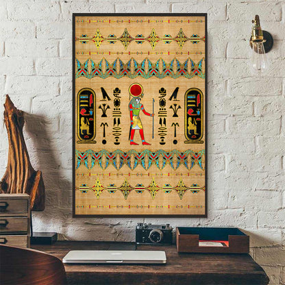 Ancient Egypt Poster Vertical 3D Printed