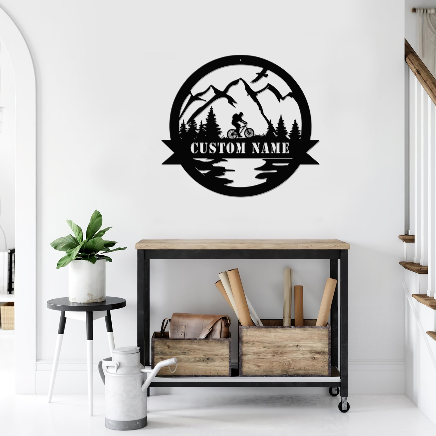 Custom Name XT Mountain Biking Metal Sign PD10042104