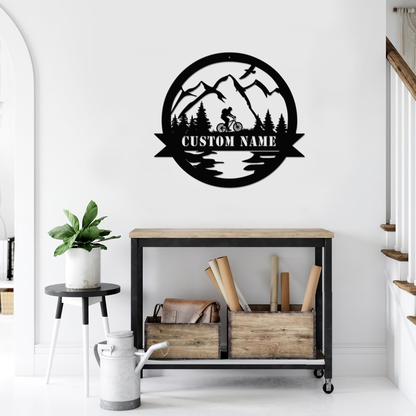 Custom Name XT Mountain Biking Metal Sign PD10042104