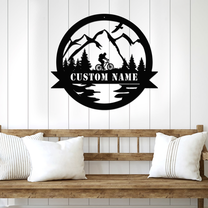 Custom Name XT Mountain Biking Metal Sign PD10042104