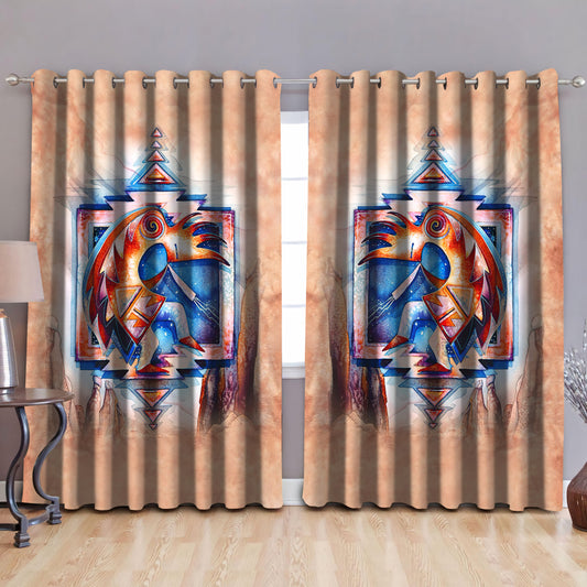Native American Pattern Blackout Thermal Grommet Window Curtains Pi30052007-Curtains-MP-52'' x 63''-Vibe Cosy™
