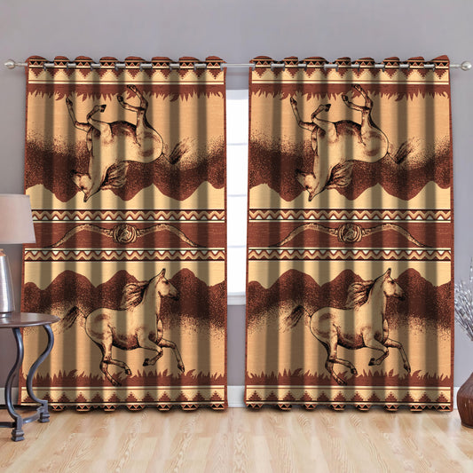 Native American Pattern Blackout Thermal Grommet Window Curtains Pi30052020-Curtains-MP-52'' x 63''-Vibe Cosy™