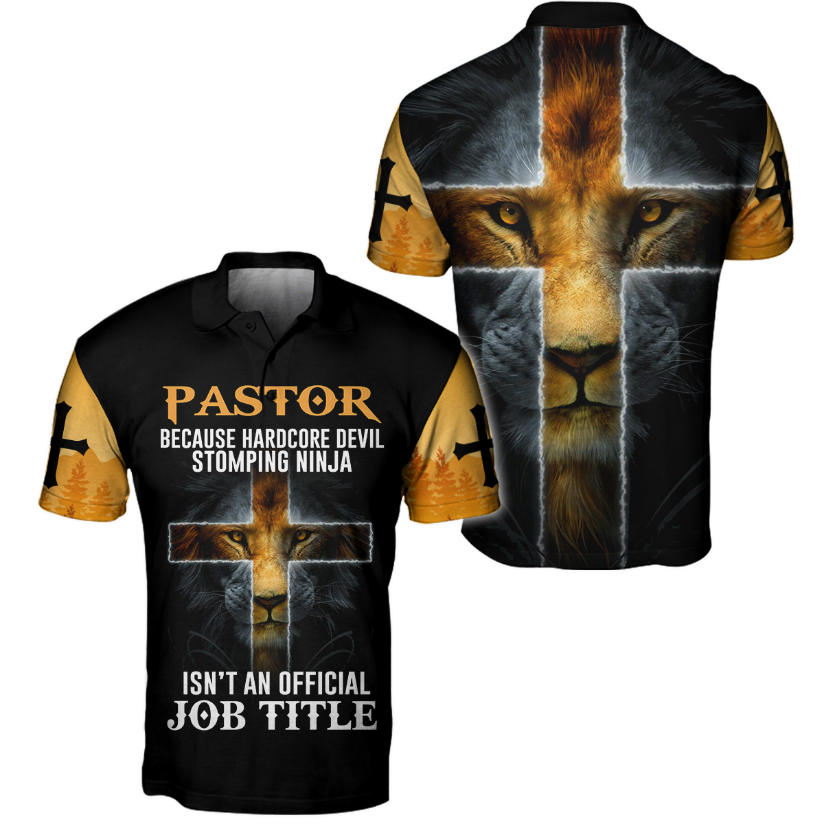Pastor Because Devil Stomping Ninja Isn't Job Title-TA