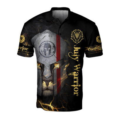 July Spartan Lion Warrior 3D All Over Printed Unisex Shirts