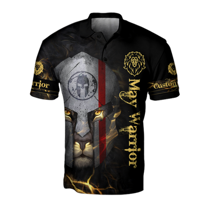 May Spartan Lion Warrior 3D All Over Printed Unisex Shirts