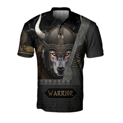 3D Viking Wolf Warrior Over Printed Hoodie for Men and Women