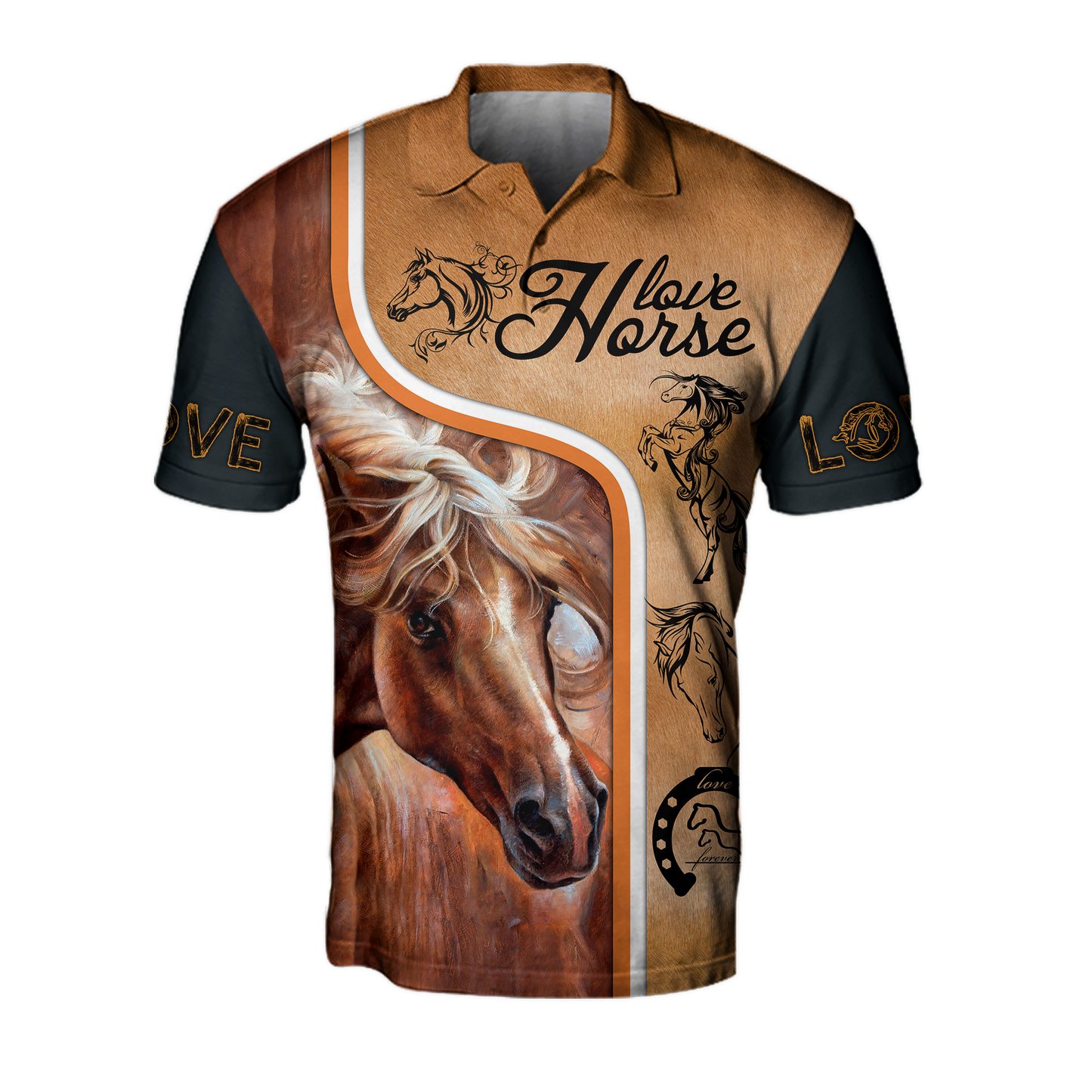 Love Horse 3D All Over Printed Unisex Shirts Pi112037