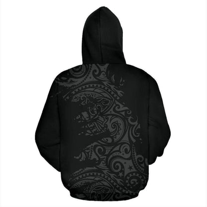 Polynesian Hoodie Painting Grey HC2903-Apparel-Huyencass-Hoodie-S-Vibe Cosy™