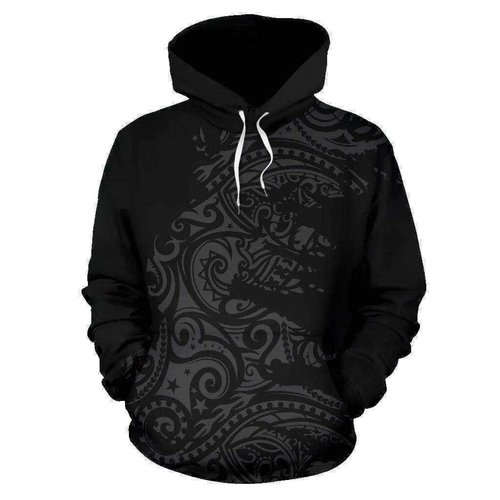 Polynesian Hoodie Painting Grey HC2903-Apparel-Huyencass-Hoodie-S-Vibe Cosy™