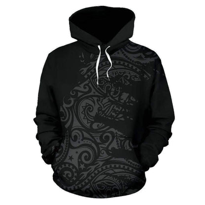 Polynesian Hoodie Painting Grey HC2903-Apparel-Huyencass-Hoodie-S-Vibe Cosy™