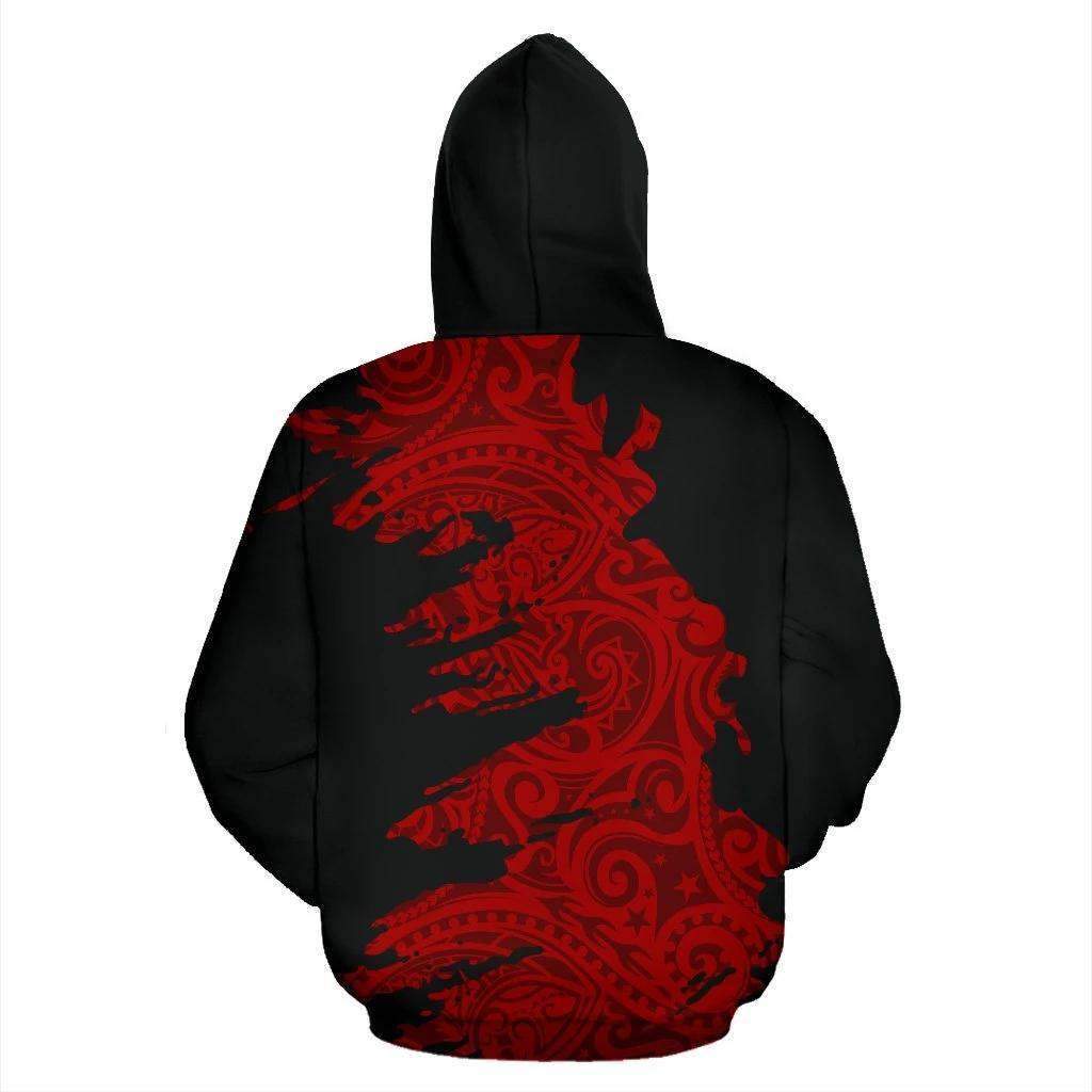 Polynesian Hoodie Painting Red HC2904-Apparel-Huyencass-Hoodie-S-Vibe Cosy™