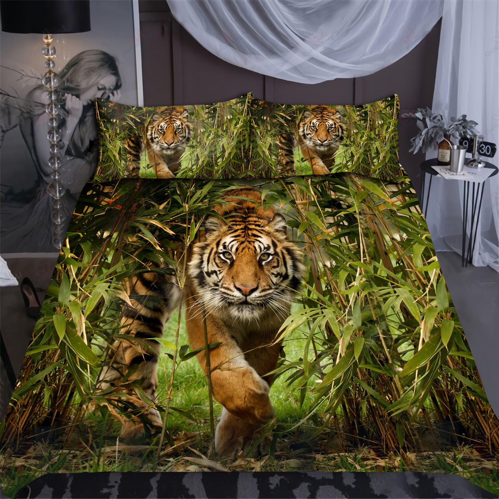 Tiger Power Bedding Set QB07012002-Quilt-SUN-King-Vibe Cosy™