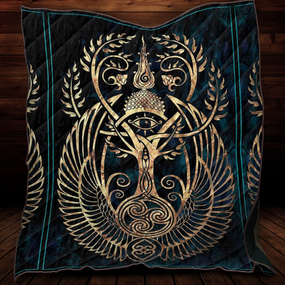 Egyptian Sacred Geometry TattooQuilt Blanket XT TNA04022104