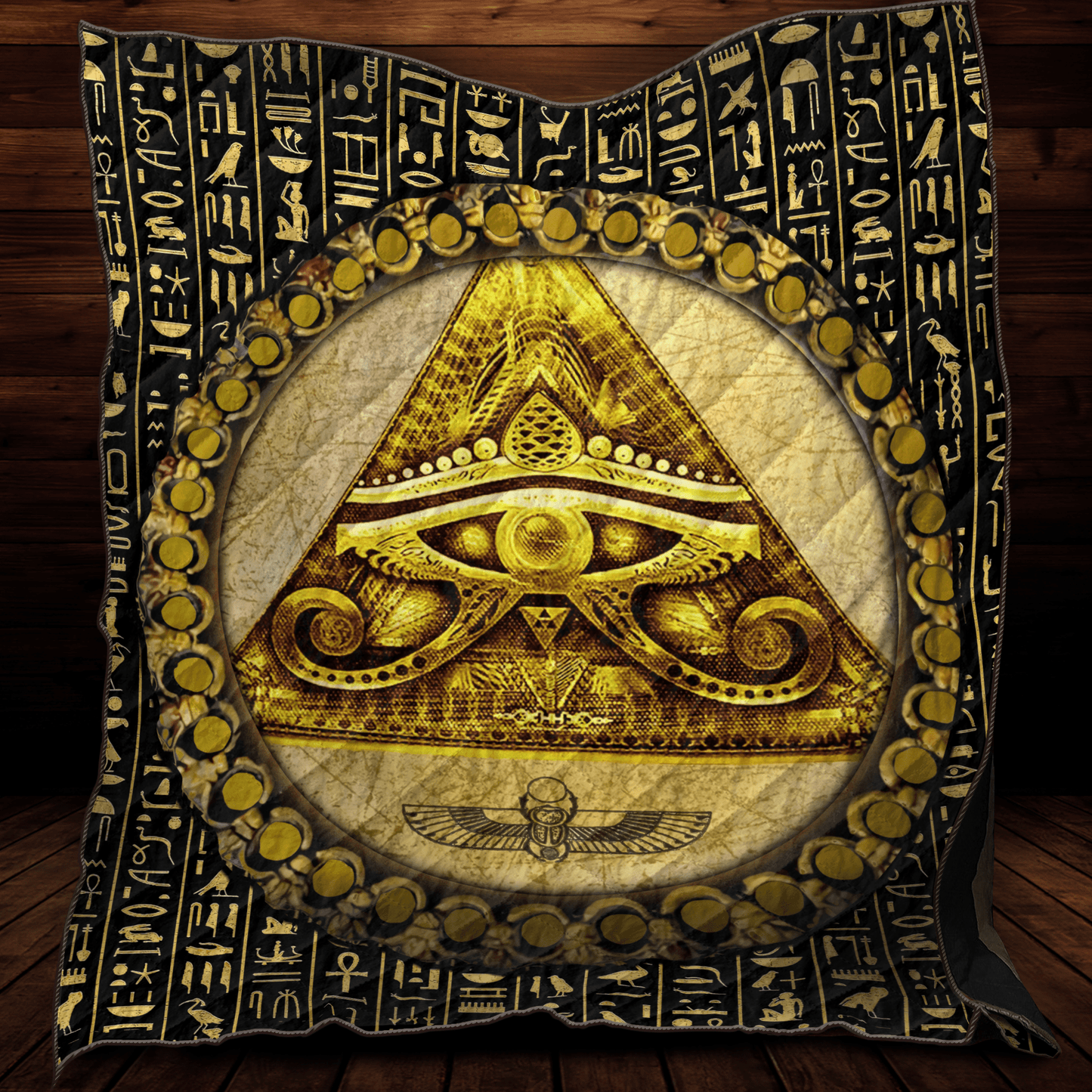 Ancient Egypt 3D All Over Printed Quilt