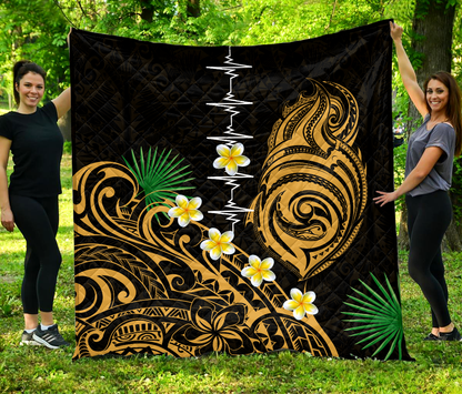 Premium Heartbeat Polynesian Quilt