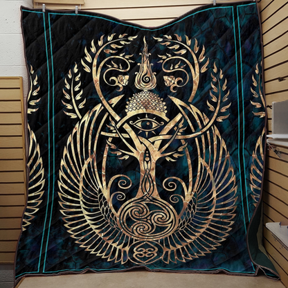 Egyptian Sacred Geometry TattooQuilt Blanket XT TNA04022104