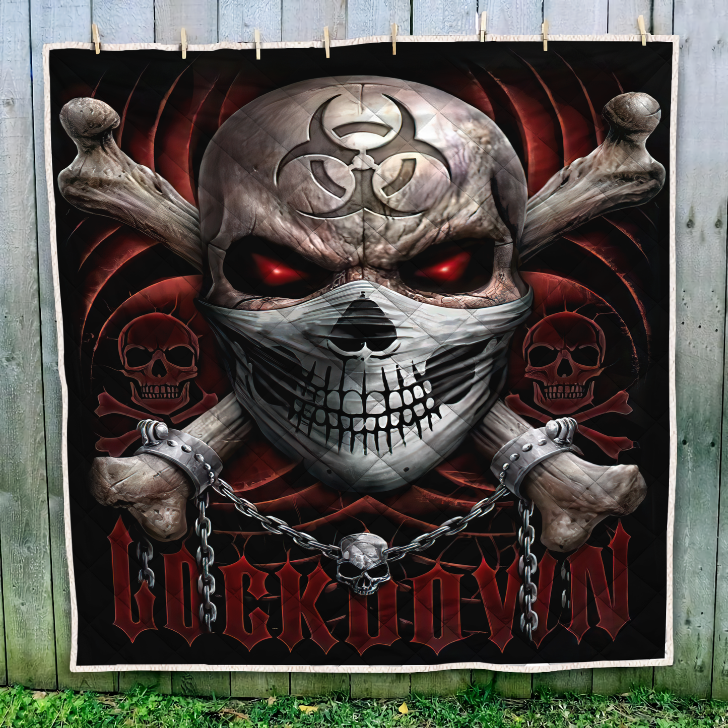 Cool Skulls Quilt Blanket DA03122001