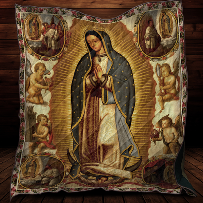 Virgin Mary Quilt Blanket XT