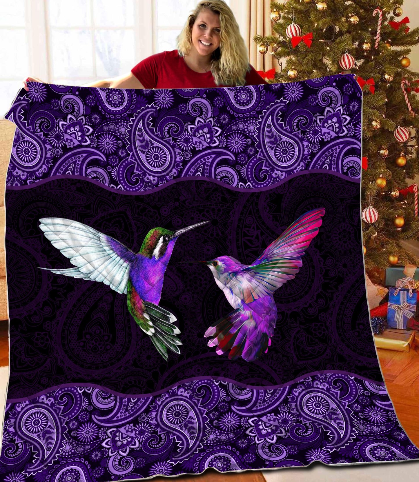 Hummingbird  3D All Over Printed  Blanket  NTN15052101