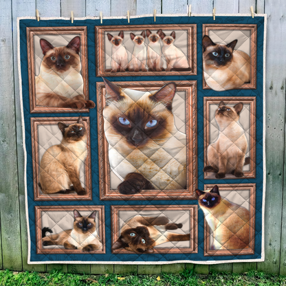Siamese Cat Quilt Blanket MH04032103