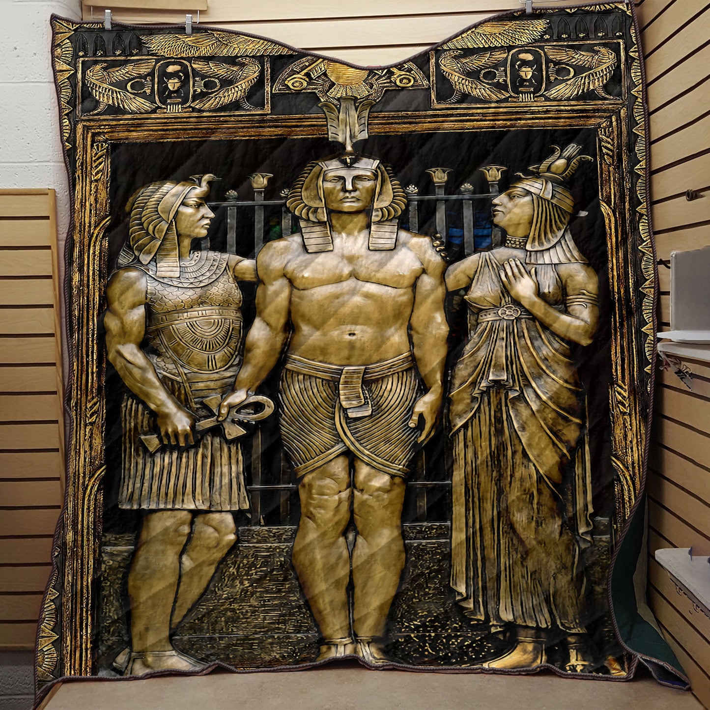 Ancient Egypt 3D All Over Printed Quilt