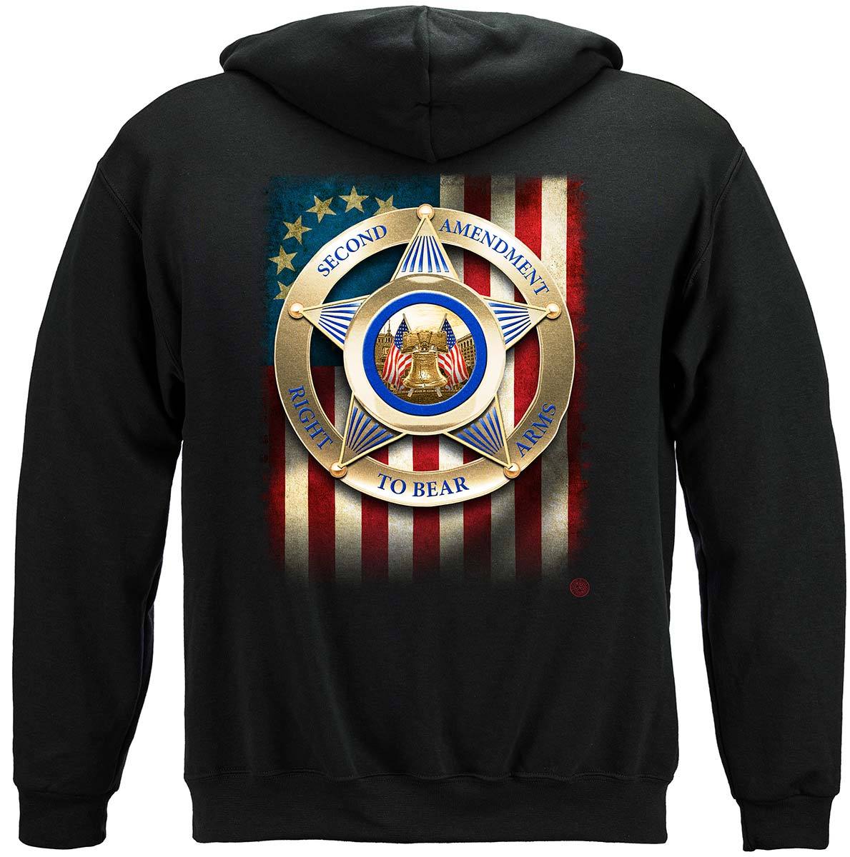 Vibecosy 2nd Amendment Colonial Flag Premium Hoodie