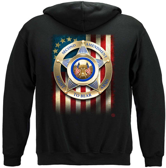 Vibecosy 2nd Amendment Colonial Flag Premium Hoodie