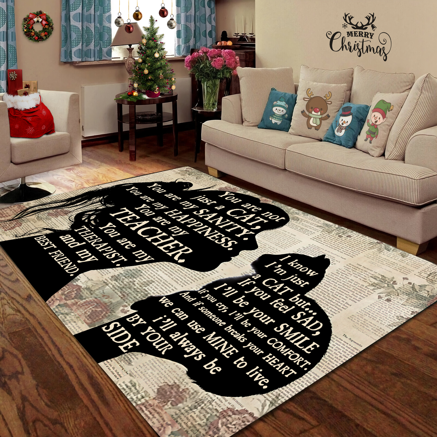 Love My Cute Cat Premium Rug MH19012101