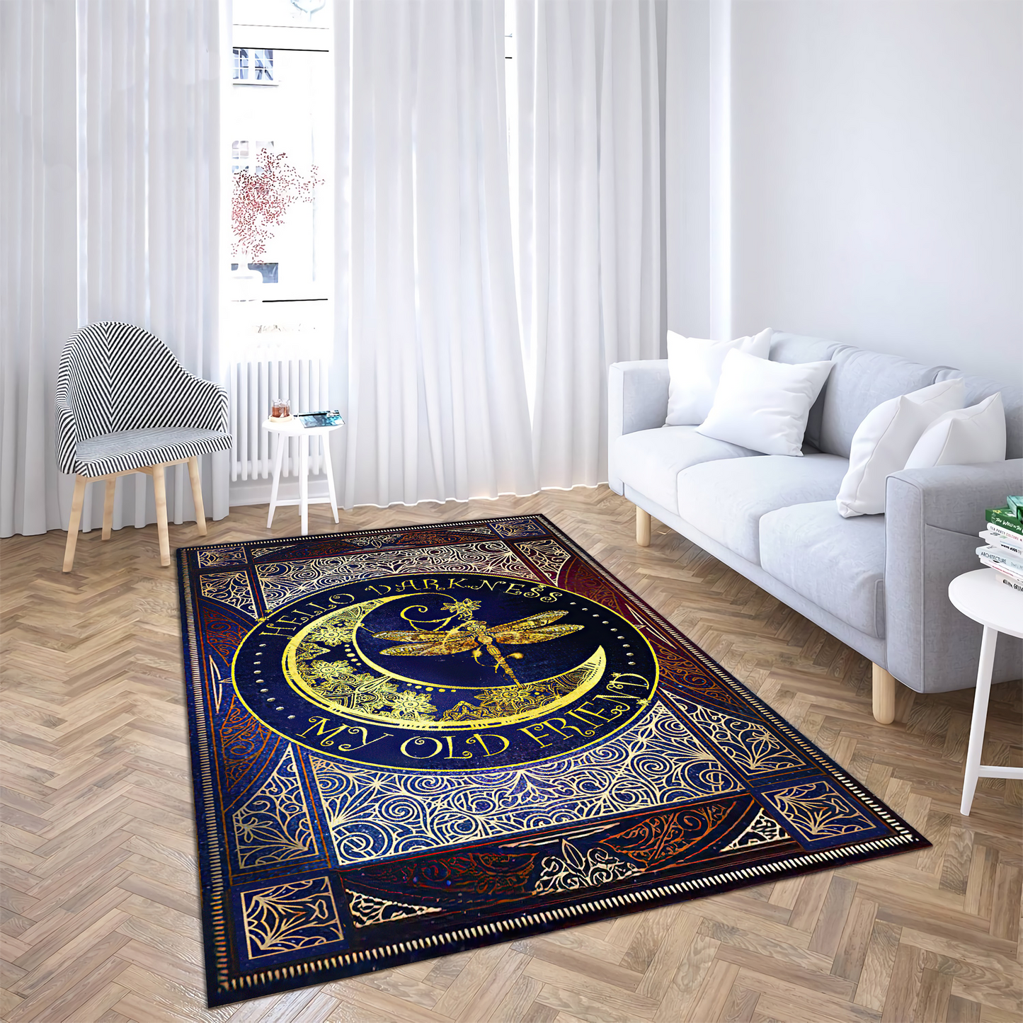 Premium Sun And Moon Wicca All Over Printed Rug